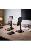 Promosyon alüminyum katlanabilir ayarlanabilir telefon ve tablet standı